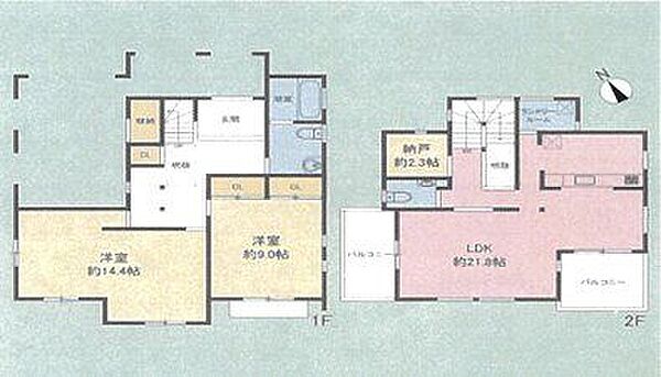 間取りを拡大表示