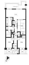 コープ湘南逗子 3LDKの間取図画像