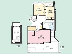 コスモミロス逗子L棟 3LDKの間取図画像
