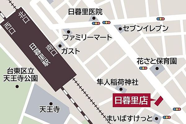 地図を拡大表示