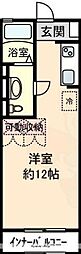 カンタービレ ワンルームの間取図画像