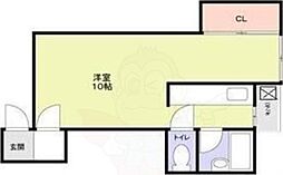 (株)武田ビル ワンルームの間取図画像