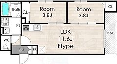 物件の間取り