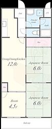 モア.ライフ 3LDKの間取図画像
