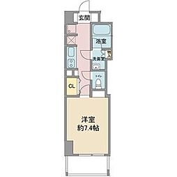 名古屋市営桜通線 今池駅 徒歩5分の賃貸マンション 4階1Kの間取り