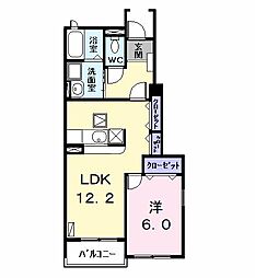 スタディオ 1LDKの間取図画像