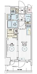 名古屋市営鶴舞線 鶴舞駅 徒歩7分の賃貸マンション 12階1DKの間取り
