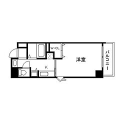 GP栄本町通り 1Kの間取図画像