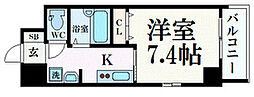 GP栄本町通り 1Kの間取図画像
