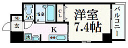 GP栄本町通り 1Kの間取図画像