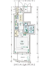 JR中央本線 千種駅 徒歩10分の賃貸マンション 5階1Kの間取り