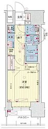 プレサンスTHE久屋大通レジェンド 1Kの間取図画像