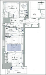 プレサンスロジェ名古屋久屋大通公園 1SLDKの間取図画像