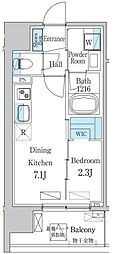 名古屋市千種区今池1丁目マンション 1DKの間取図画像