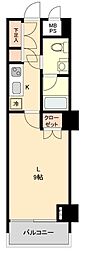 スクエア名駅南 1Kの間取図画像