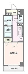 DIAMONDMOON 1Kの間取図画像