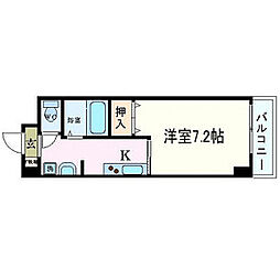GP栄本町通り 1Kの間取図画像