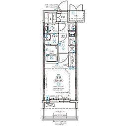 ディアレイシャス上前津 1Kの間取図画像