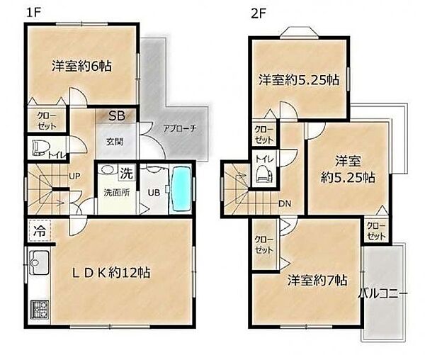 間取りを拡大表示