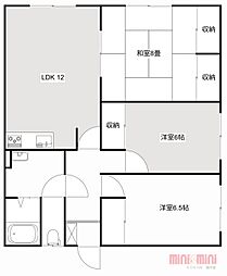 間取図画像 3LDK