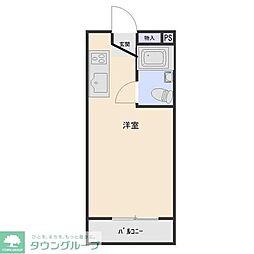 クールST 1Kの間取図画像