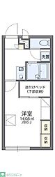 レオパレスFuji 1Kの間取図画像