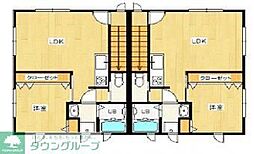 LaForetWest 1SLDKの間取図画像