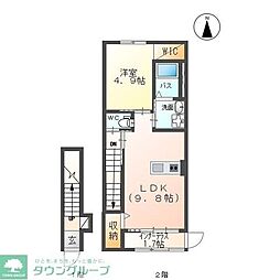 ラウレアOZ 1LDKの間取図画像