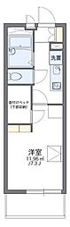 レオパレス道館 1Kの間取図画像