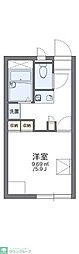 レオパレスヴェステングッチ 1Kの間取図画像