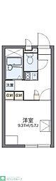 レオパレスパラディ 1Kの間取図画像