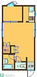 オザワハイツ 1DKの間取図画像
