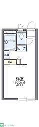 レオパレスナカイ 1Kの間取図画像