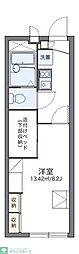 レオパレスソレイユ 1Kの間取図画像