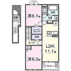 物件の間取り