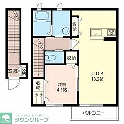 ワイズコートA 1LDKの間取図画像