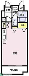 高砂ビル高砂ハイツ ワンルームの間取図画像