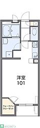 レオネクストホワイトバーチ2 1Kの間取図画像