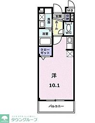 マリエージュ　匠 1階ワンルームの間取り