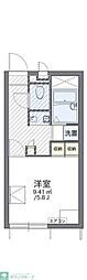 レオパレスファミーユ上並榎 1階1Kの間取り