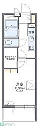 レオパレスアンテルブルグ2 1Kの間取図画像