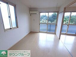 東武桐生線 阿左美駅 徒歩15分の賃貸アパート 1階2DKのリビング/ダイニング