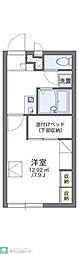レオパレスEASE2 1Kの間取図画像