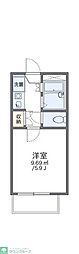 レオパレス伊勢崎第2 1Kの間取図画像