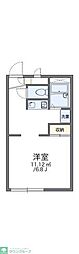 レオパレスキャッスル 1Kの間取図画像
