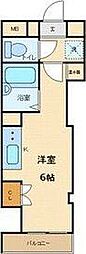 昇龍ビル ワンルームの間取図画像