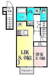 BAU・FB 1LDKの間取図画像