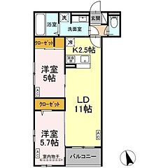 物件の間取り