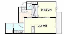 コンフォルト泉中央 1LDKの間取図画像