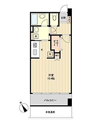 ラドゥセール榴ヶ岡 ワンルームの間取図画像